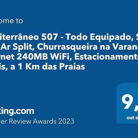 Mediterrâneo 507 - Todo Equipado, Suíte com Ar Split, Churrasqueira na Varanda, Internet 240MB WiFi, Estacionamento Grátis, a 1 Km das Praias Cabo Frio Esterno foto